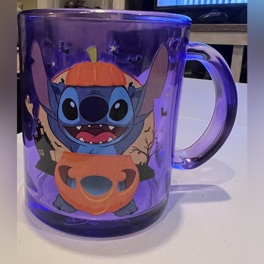 Disney Stitch Halloween Mug purple